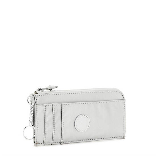 Kipling Dafni Metallic Wallet Plånbok Silver | SE 1041VR